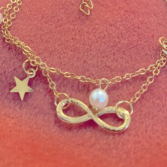 Beautiful bracelet or anklet chain(gold in colour) - Picture 3 of 3